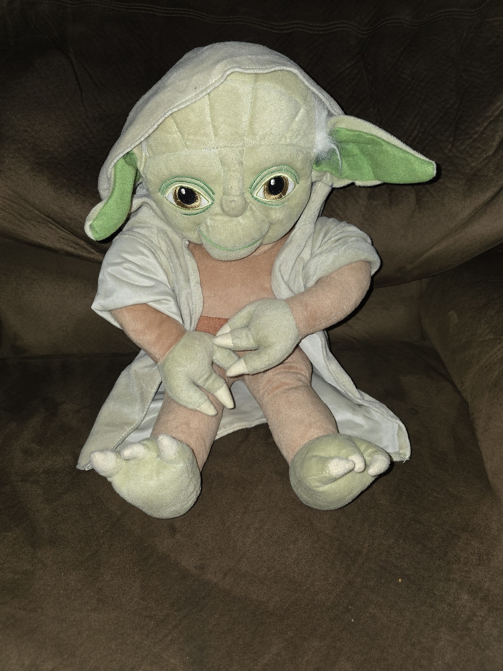 Star Wars Plush Yoda - Green Tag with Tan and Cream Plush